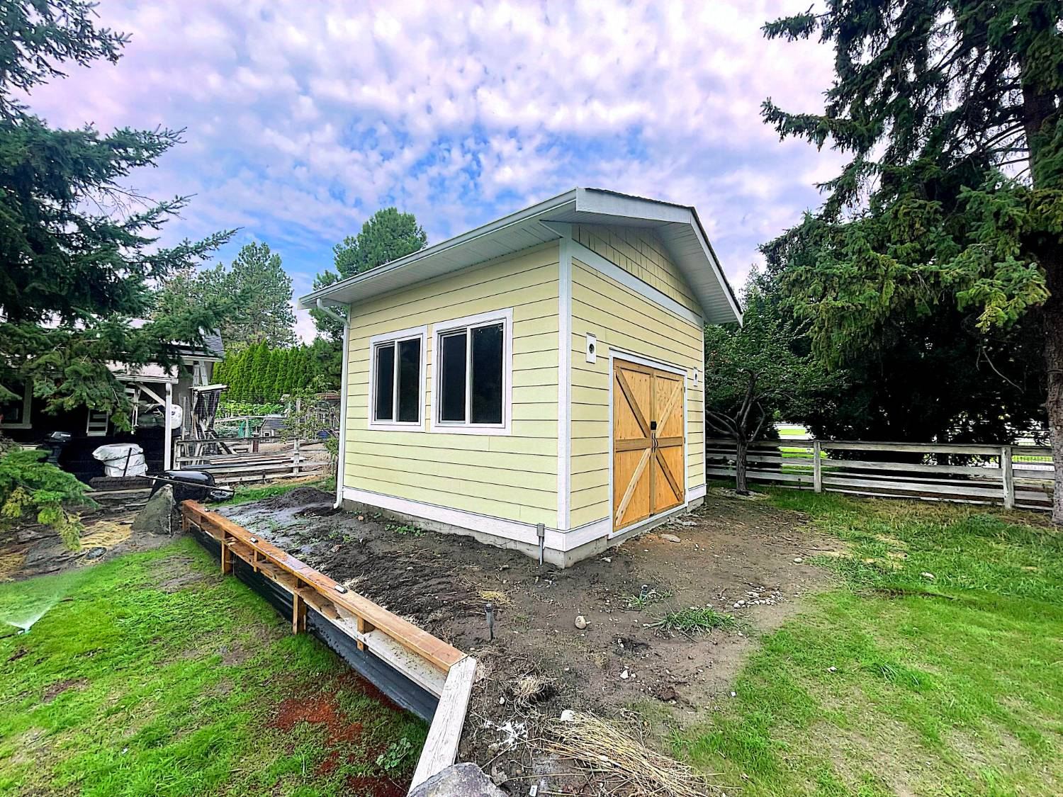 Custom backyard outbuilding