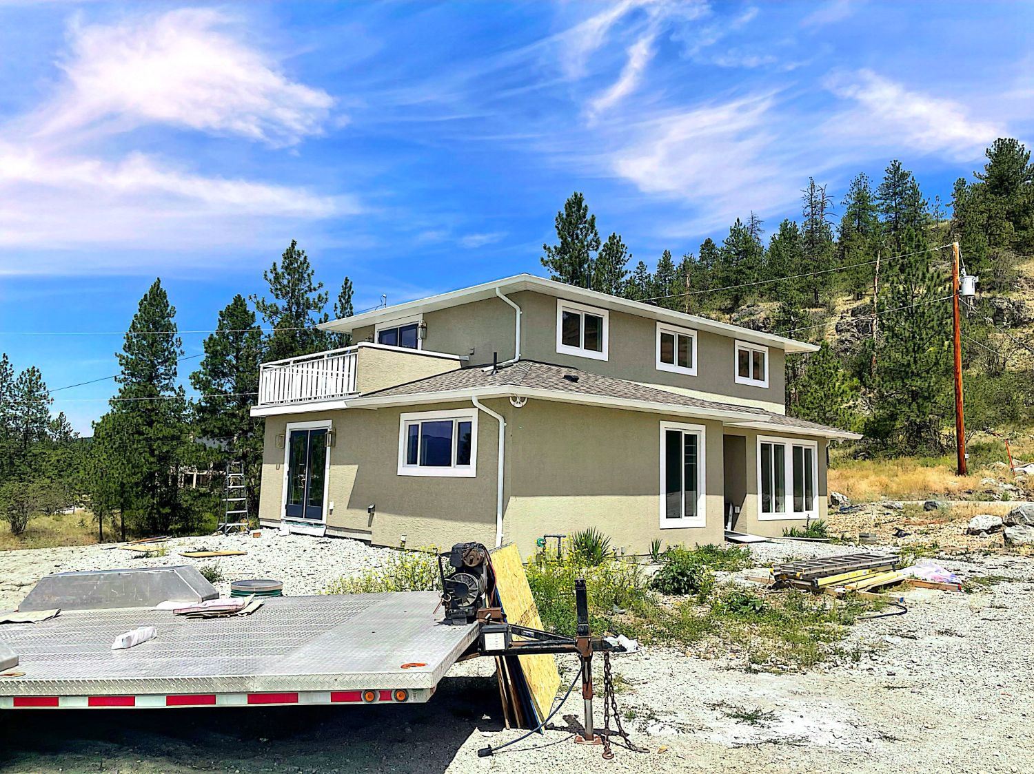 Finished two-storey home after addition
